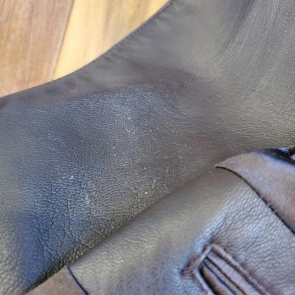 Mens 46L Western Brown Leather Jacket Sport Coat Cowboy‎ Vented - Picture 16 of 16